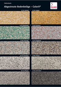Farbtonkarte Colorit – Abgestreute Bodenbeläge